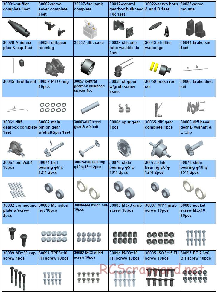 Acme Racing - Conquistador Pro - Exploded View and Parts List - Page 5