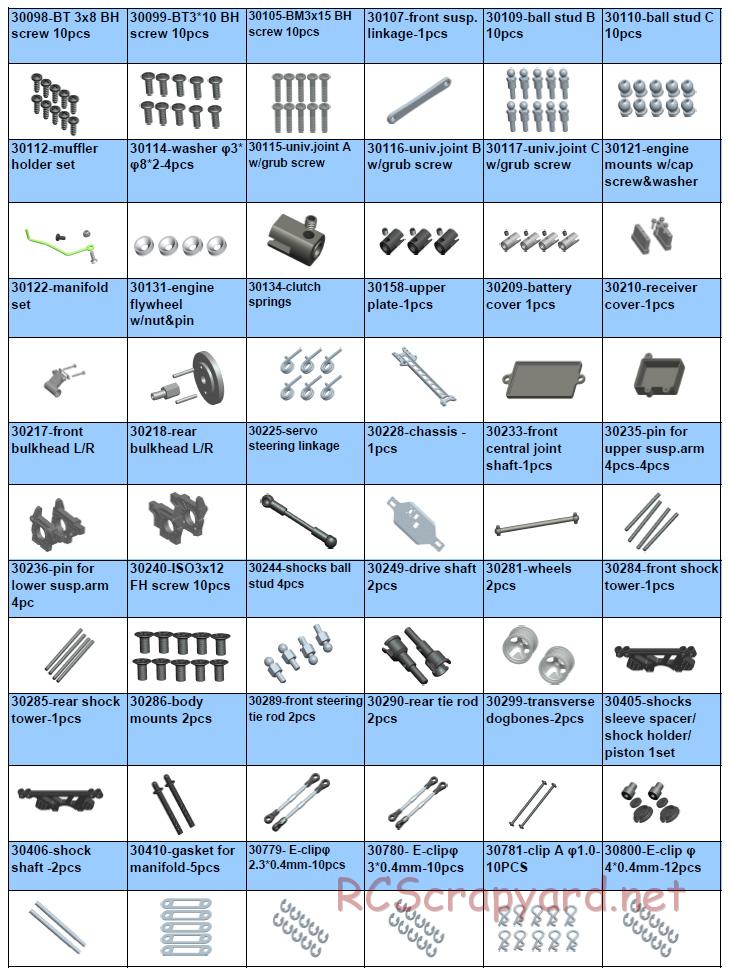 Acme Racing - Conquistador Pro - Exploded View and Parts List - Page 6