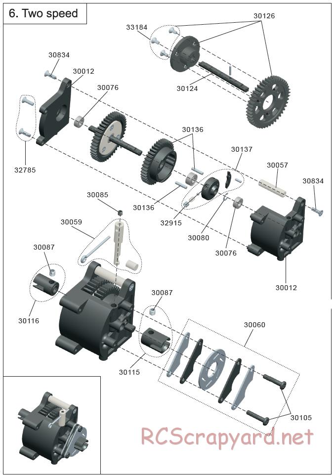 Acme Racing - Cyclone Pro - Exploded View and Parts List - Page 3