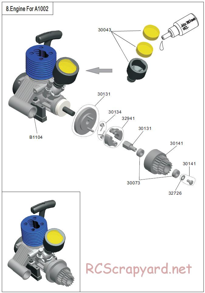 Acme Racing - Cyclone Pro - Exploded View and Parts List - Page 4