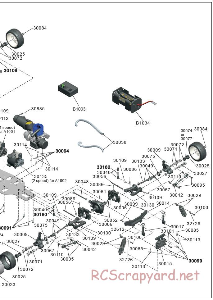 Acme Racing - Cyclone Pro - Exploded View and Parts List - Page 6