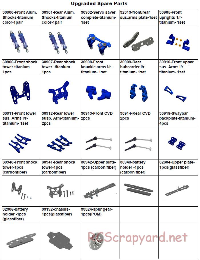 Acme Racing - EB16-B - Exploded View and Parts List - Page 6