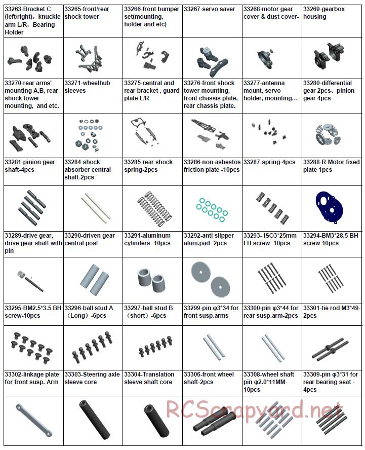 Acme Racing - Flash - Exploded View and Parts List - Page 10