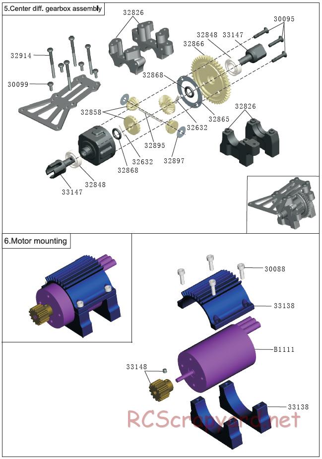 Acme Racing - Juggernaut - Exploded View and Parts List - Page 3