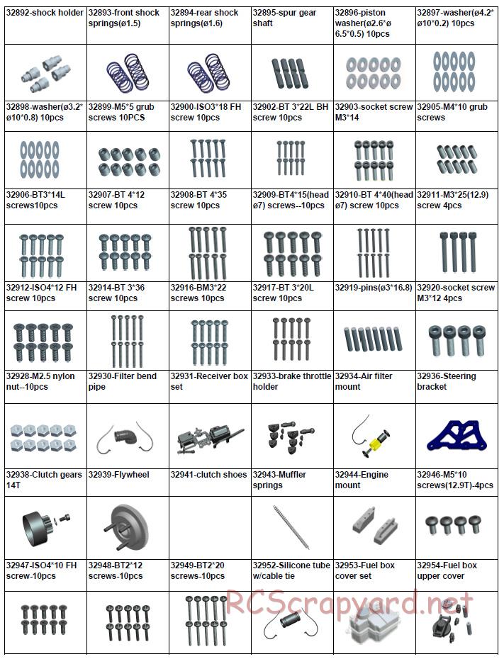 Acme Racing - Mighty - Exploded View and Parts List - Page 8