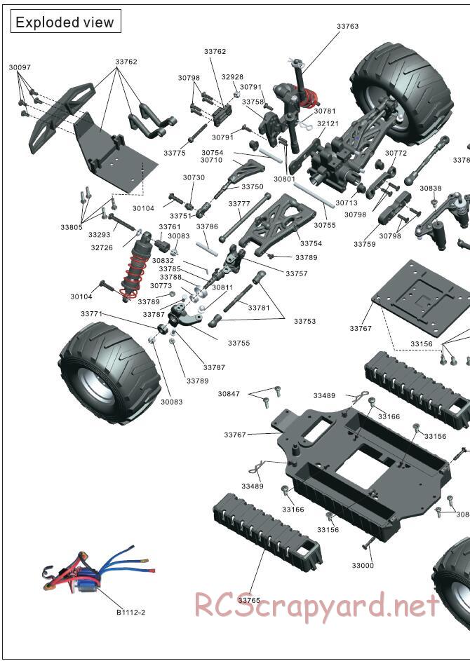 Acme Racing - Mini Carnage - Exploded View and Parts List - Page 6