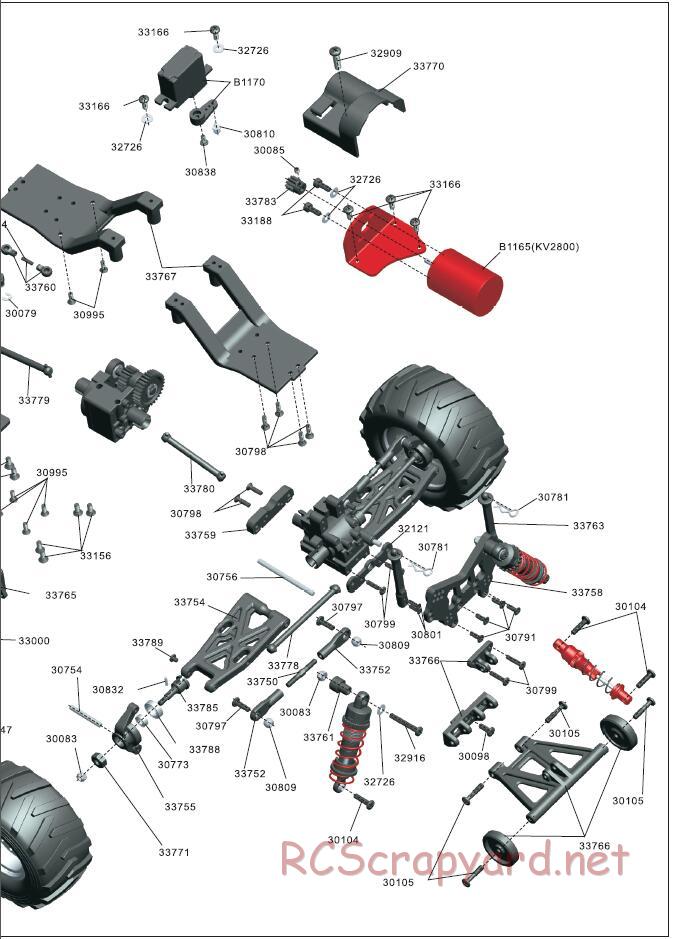 Acme Racing - Mini Carnage - Exploded View and Parts List - Page 7