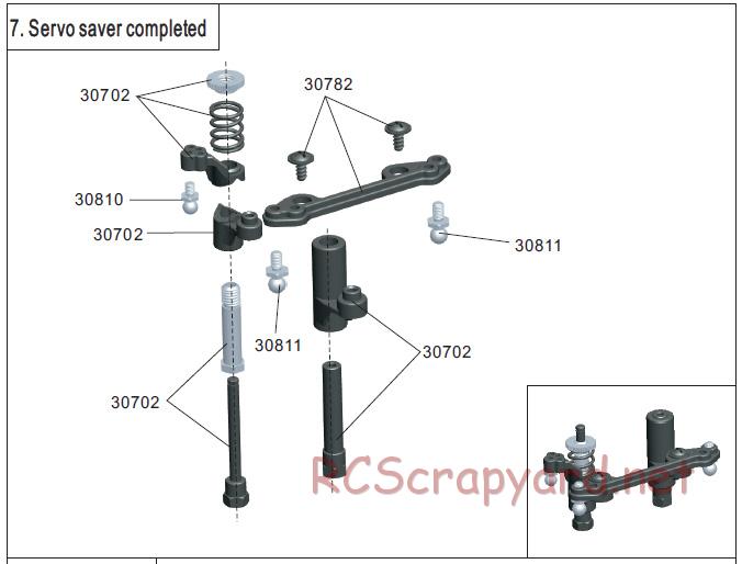 Acme Racing - Mini Tiger Attack - Exploded View and Parts List - Page 3