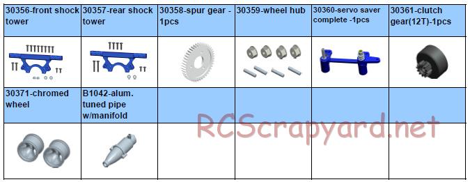 Acme Racing - Monster-T SE - Exploded View and Parts List - Page 5