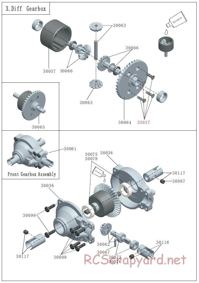 Acme Racing - Monster-T - Exploded View and Parts List - Page 2