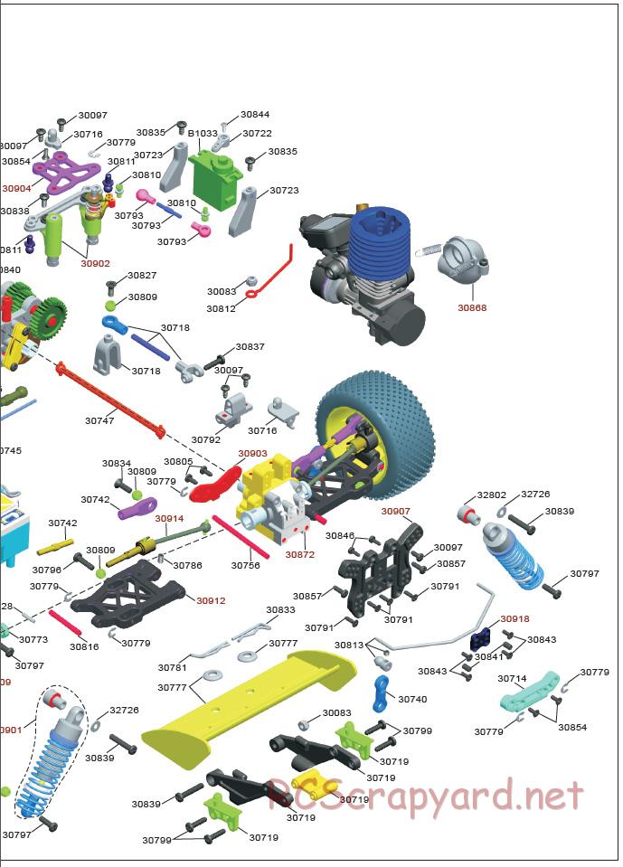 Acme Racing - NB16-SE - Exploded View and Parts List - Page 5