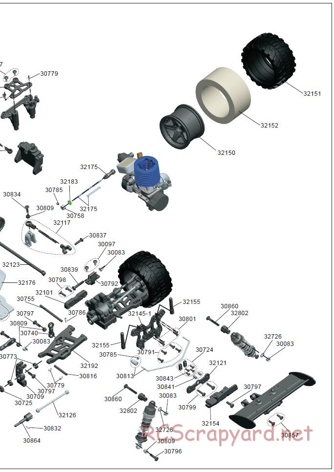 Acme Racing - NB16T-SE - Exploded View and Parts List - Page 7