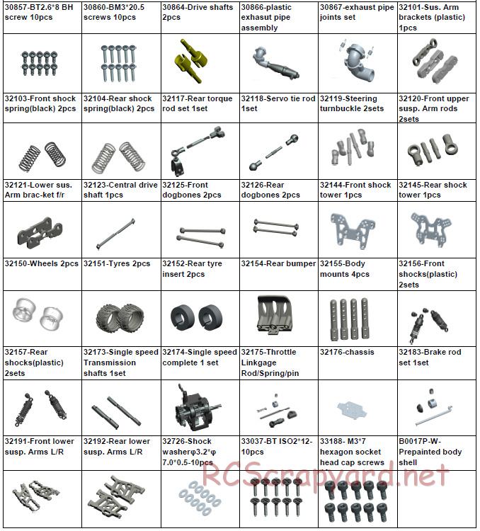 Acme Racing - NB16T-SE - Exploded View and Parts List - Page 10