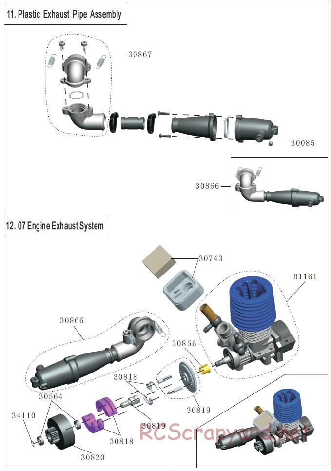 Acme Racing - NB16T - Exploded View and Parts List - Page 6