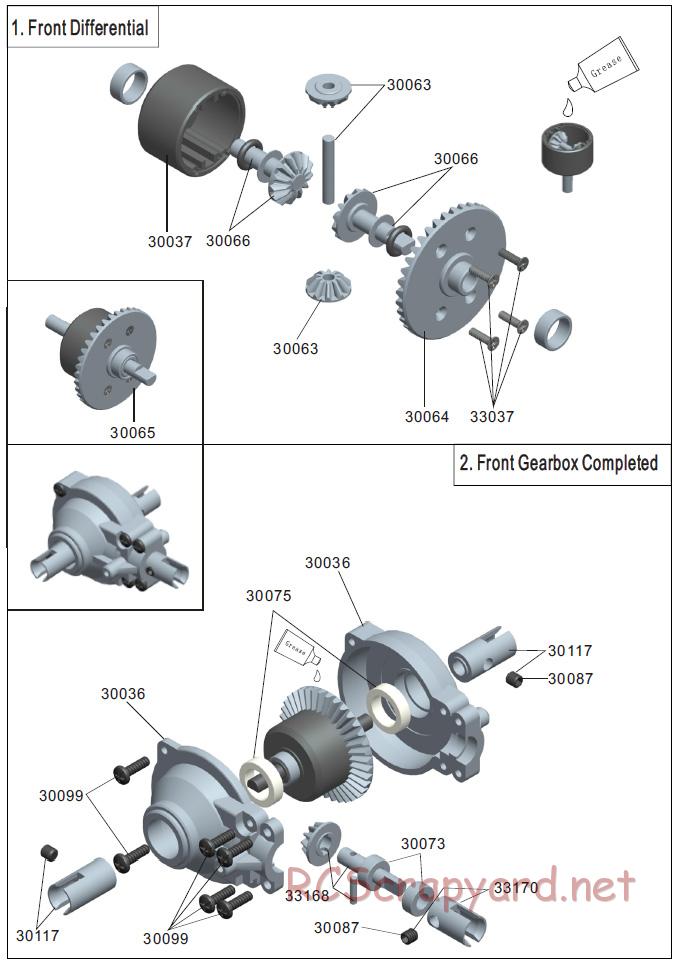 Acme Racing - Phantom - Exploded View and Parts List - Page 2