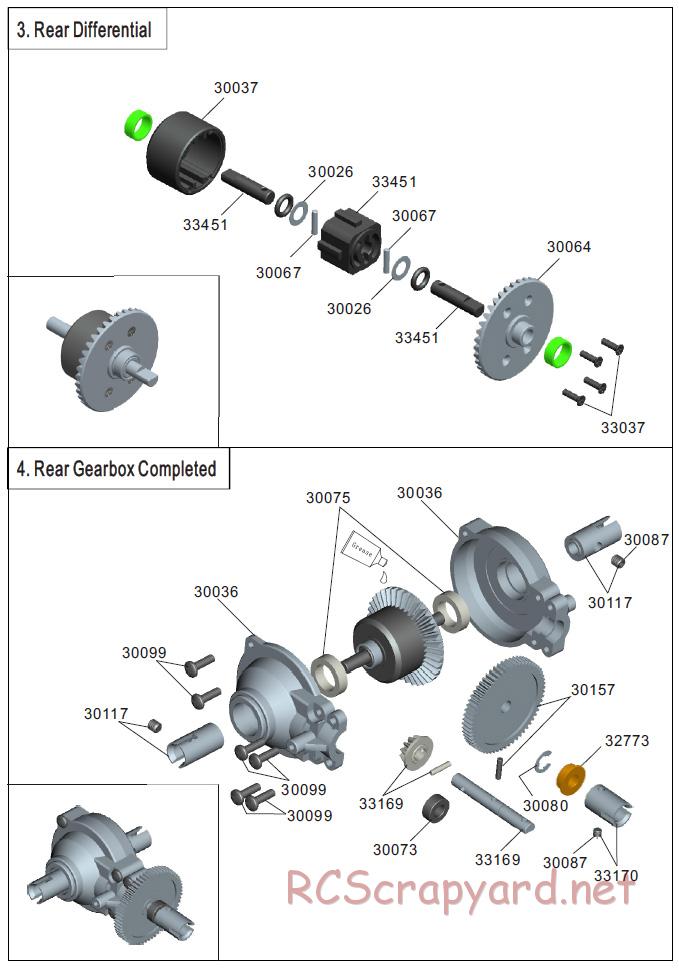 Acme Racing - Phantom - Exploded View and Parts List - Page 3