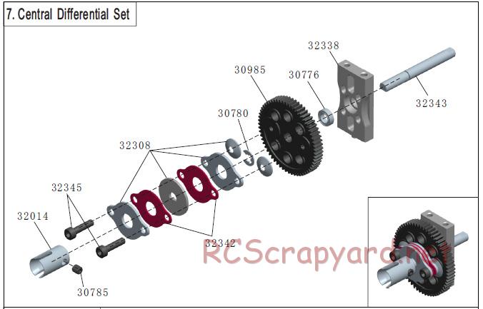 Acme Racing - Shadow - Exploded View and Parts List - Page 3