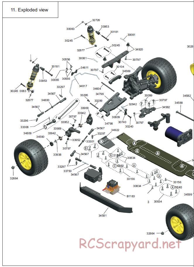 Acme Racing - T10 - Exploded View and Parts List - Page 4