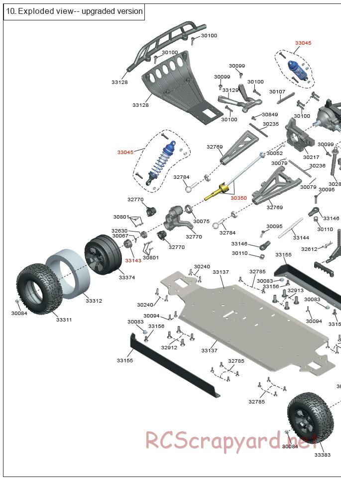 Acme Racing - Trooper EP - Exploded View and Parts List - Page 6