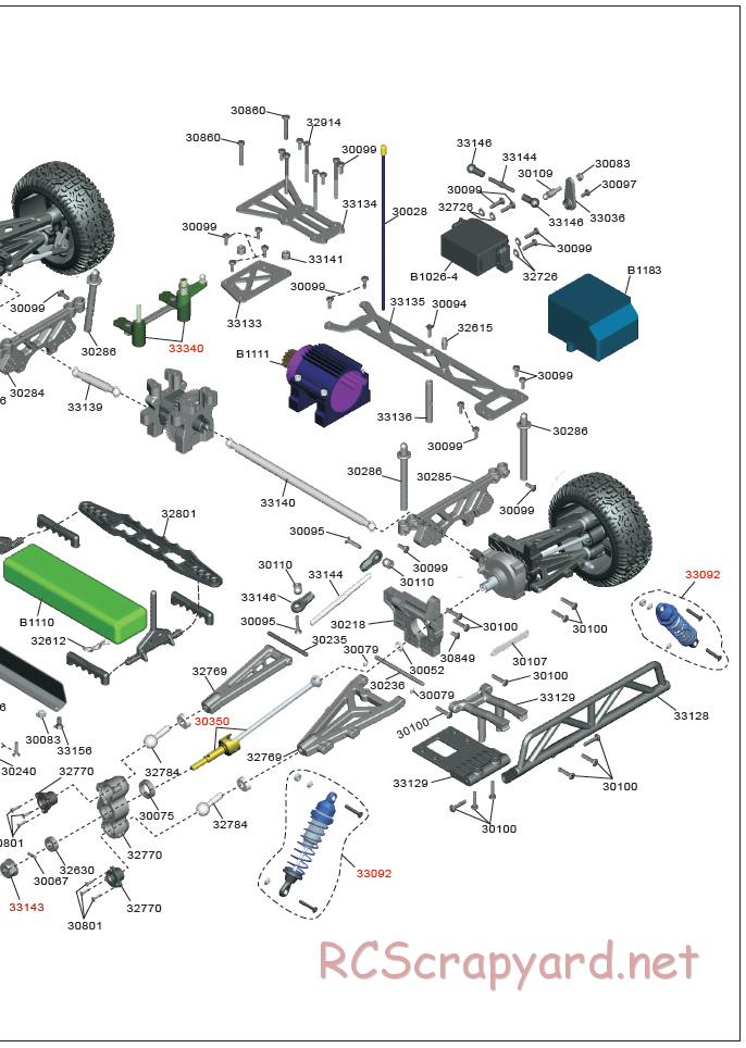 Acme Racing - Trooper EP - Exploded View and Parts List - Page 7