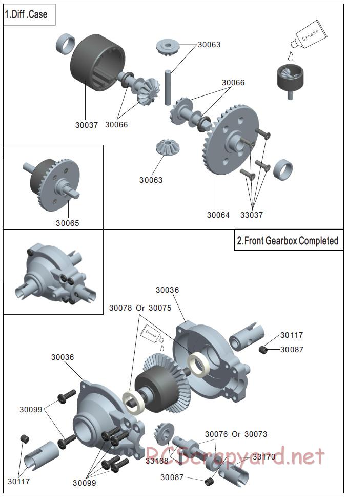 Acme Racing - Vanguard - Exploded View and Parts List - Page 2