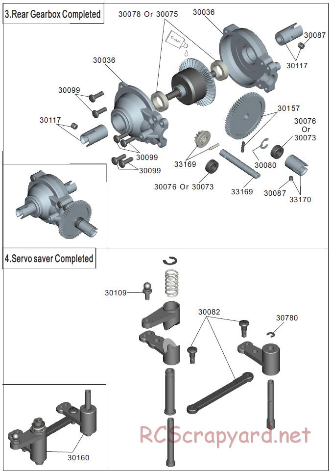 Acme Racing - Vanguard - Exploded View and Parts List - Page 3