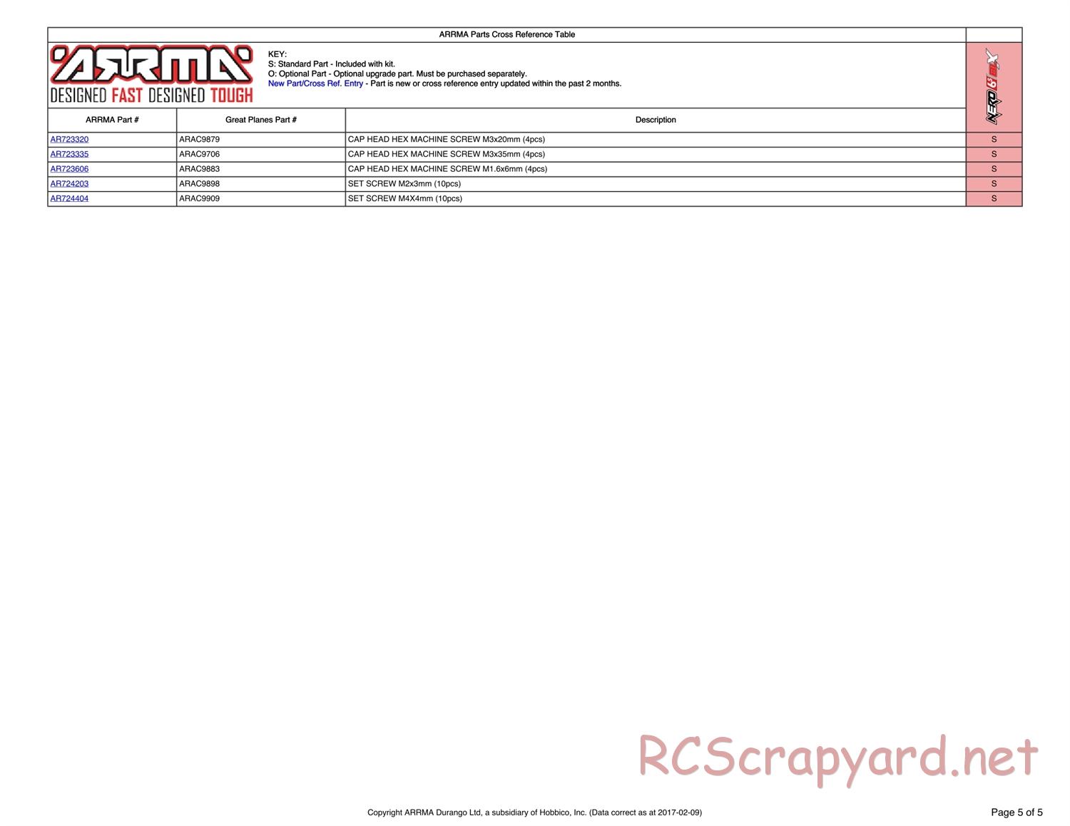 ARRMA - Nero 6S BLX - Parts - Page 5