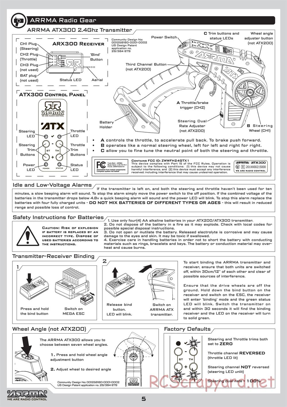 ARRMA - Typhon 6S BLX (2016) - Manual - Page 5