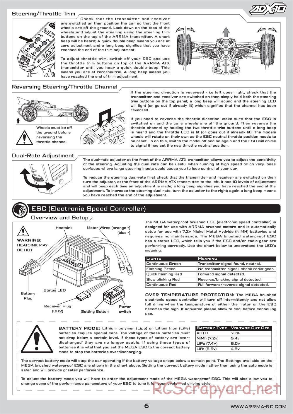 ARRMA - Typhon 6S BLX (2016) - Manual - Page 6