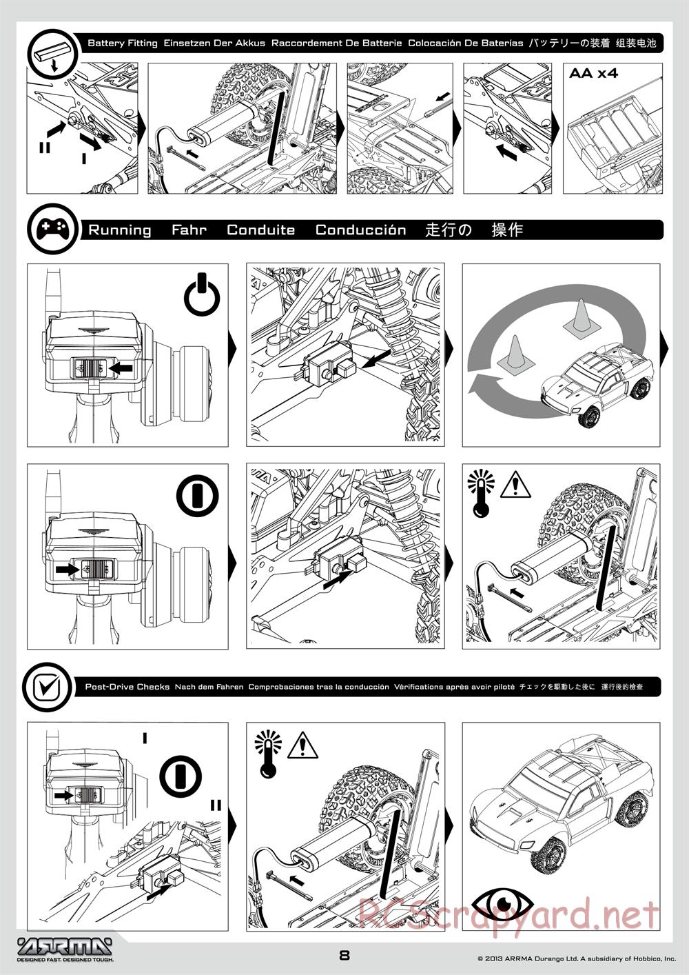 ARRMA - Vorteks BLS (2014) - Manual - Page 8