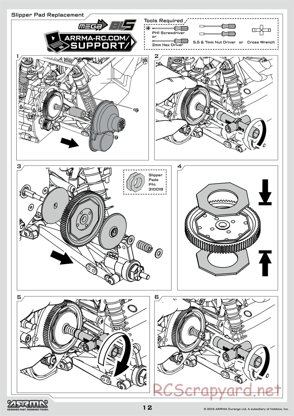 ARRMA - Vorteks BLS (2014) - Manual - Page 12