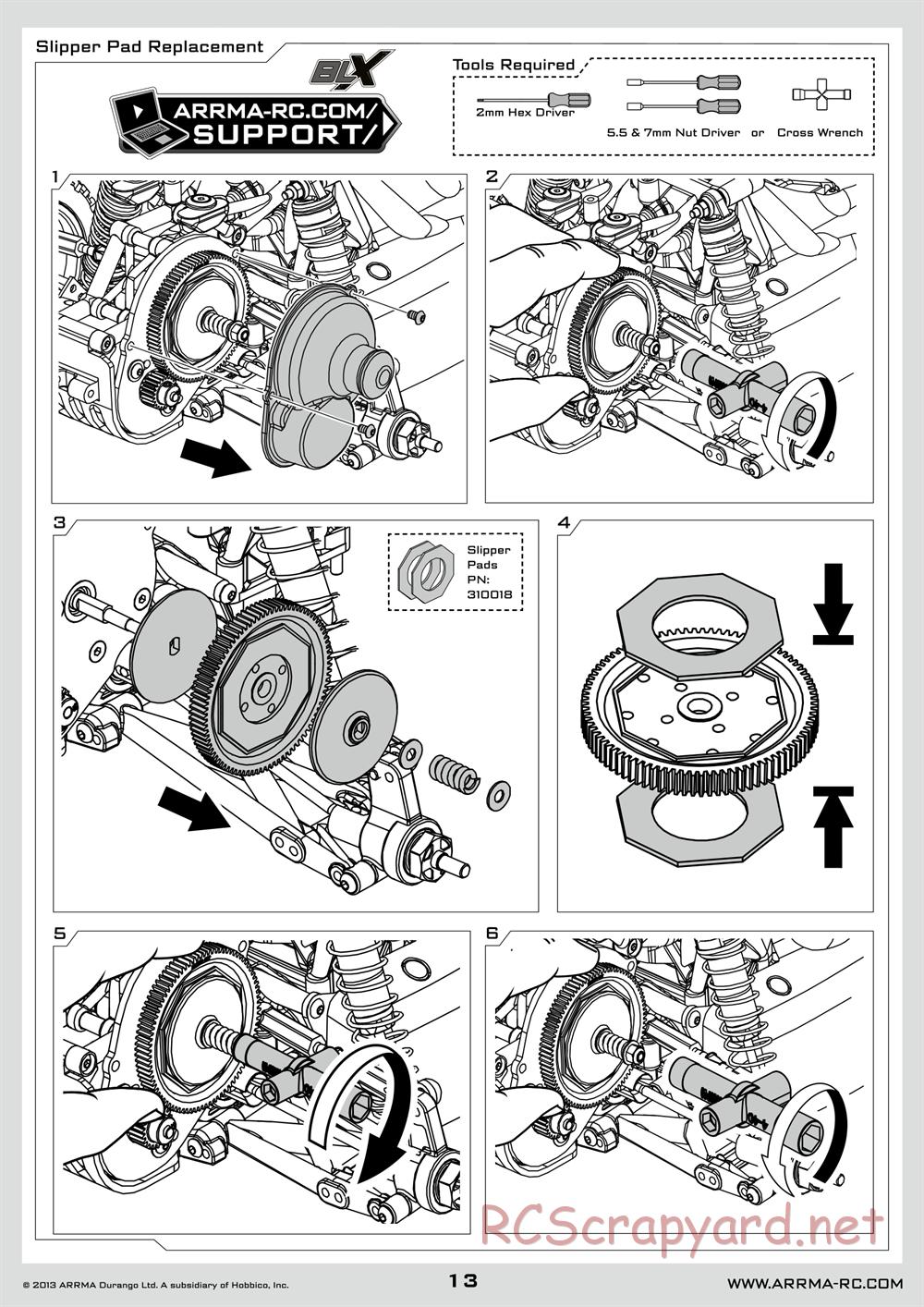 ARRMA - Vorteks BLS (2014) - Manual - Page 13