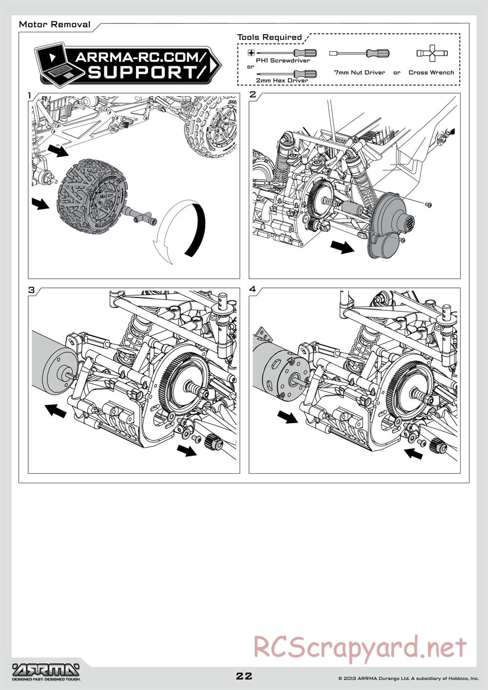 ARRMA - Vorteks BLS (2014) - Manual - Page 22