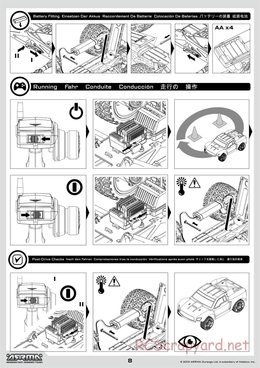 ARRMA - Granite Mega (2014) - Manual - Page 8