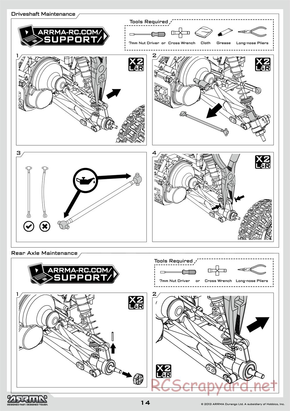 ARRMA - Granite Mega (2014) - Manual - Page 14