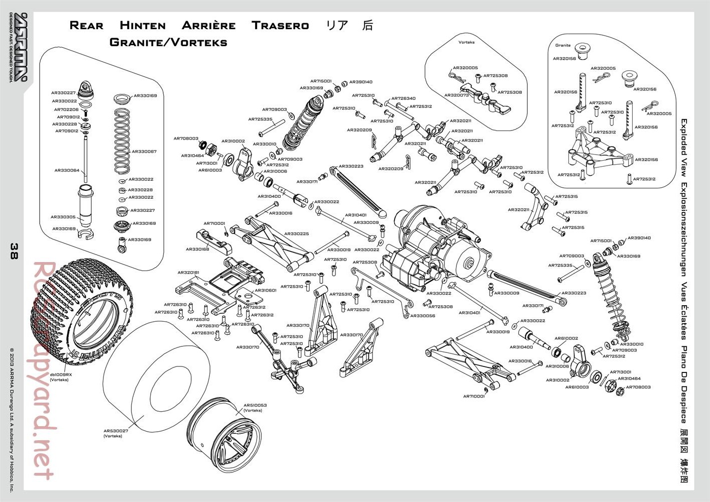 ARRMA - Granite Mega (2014) - Manual - Page 38