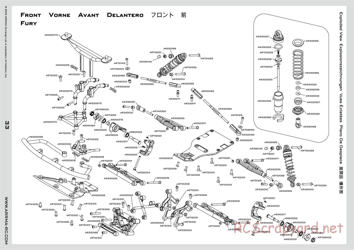 ARRMA - Granite BLS (2014) - Manual - Page 33