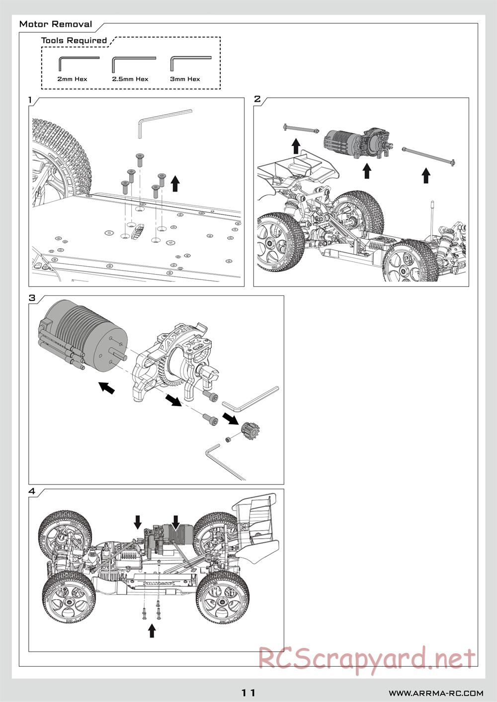 ARRMA - Senton 6S BLX (2014) - Manual - Page 11