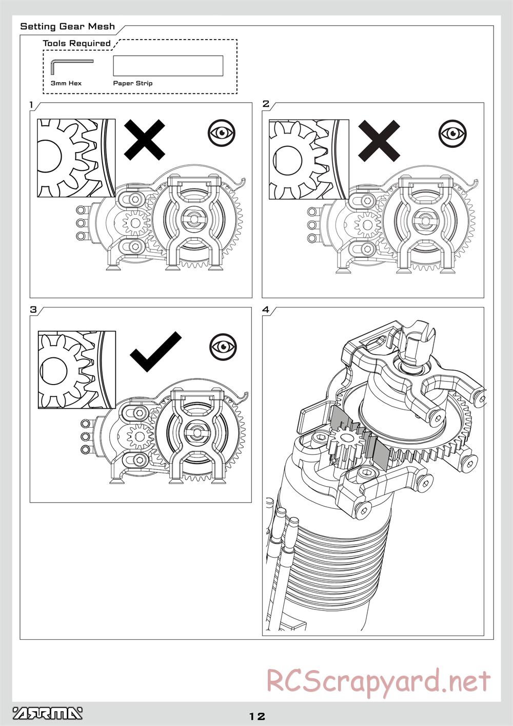 ARRMA - Senton 6S BLX (2014) - Manual - Page 12