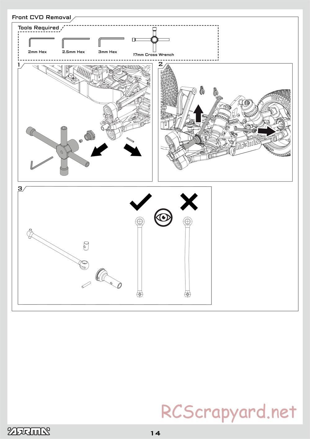 ARRMA - Senton 6S BLX (2014) - Manual - Page 14