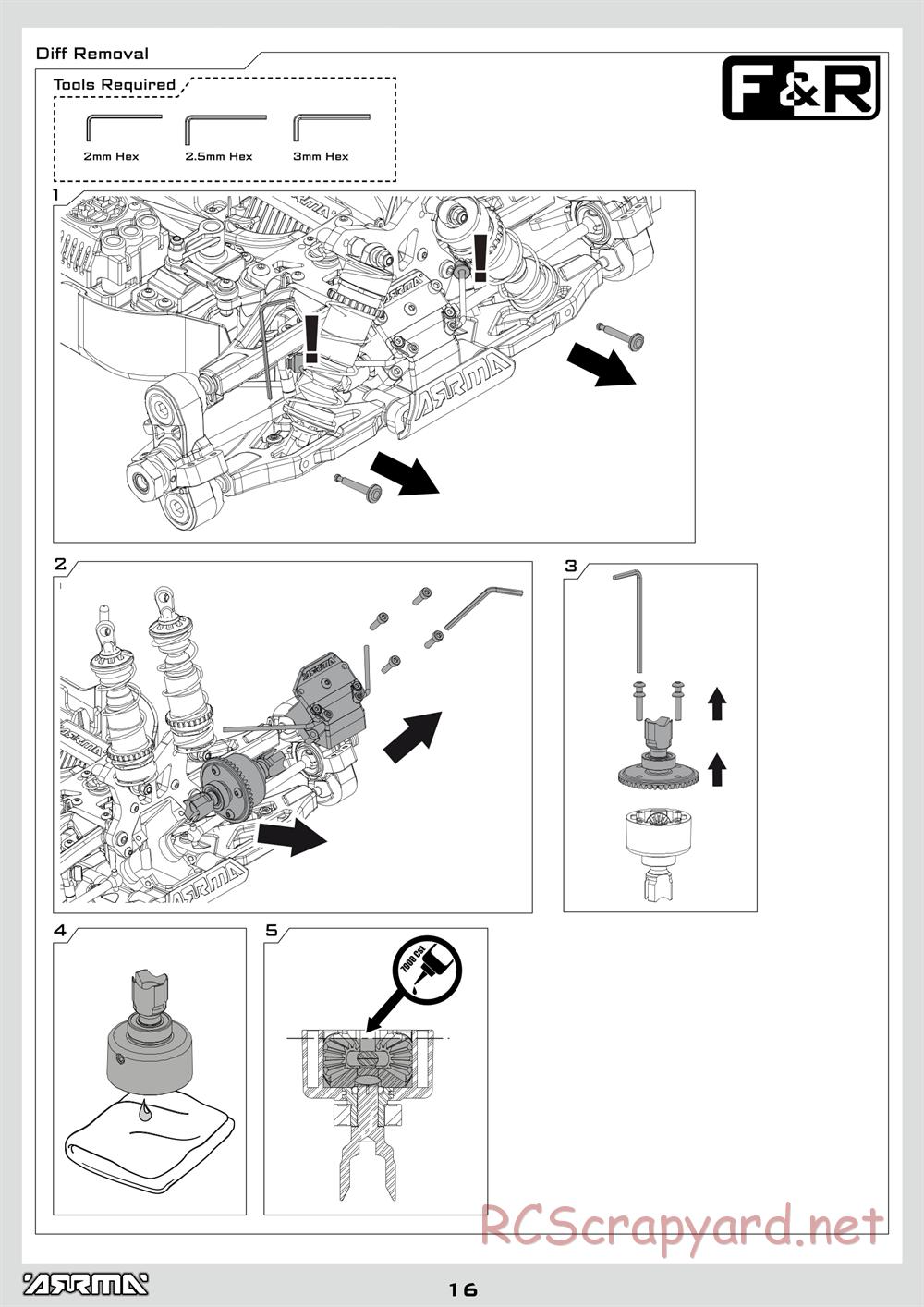 ARRMA - Senton 6S BLX (2014) - Manual - Page 16