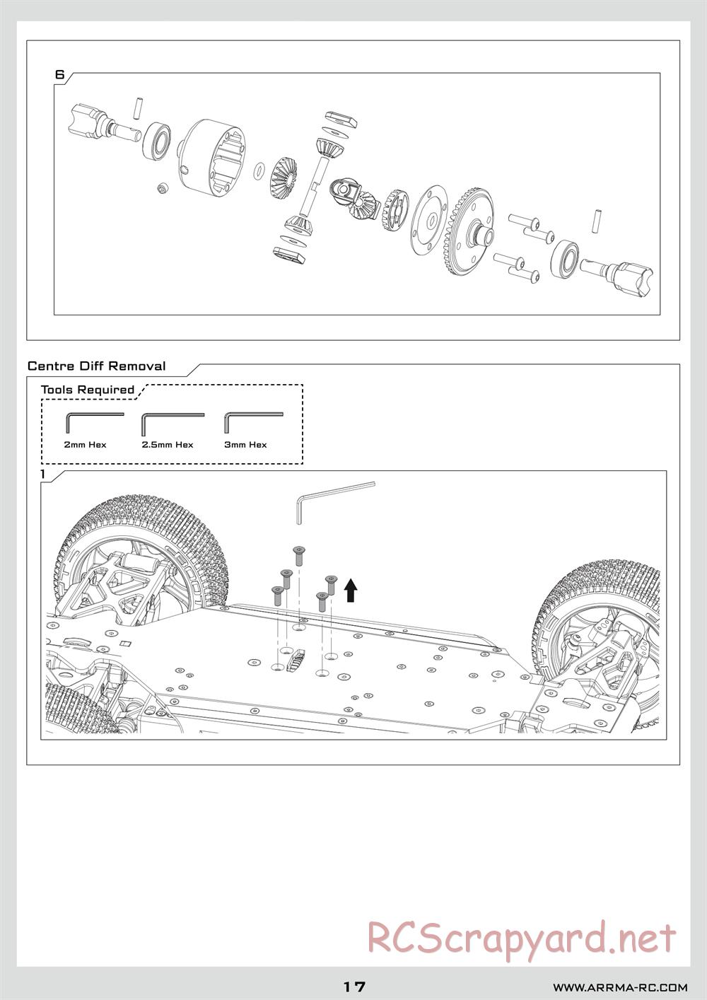 ARRMA - Senton 6S BLX (2014) - Manual - Page 17