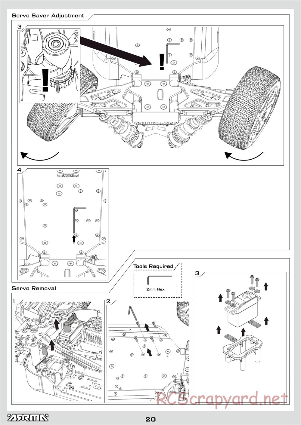 ARRMA - Senton 6S BLX (2014) - Manual - Page 20