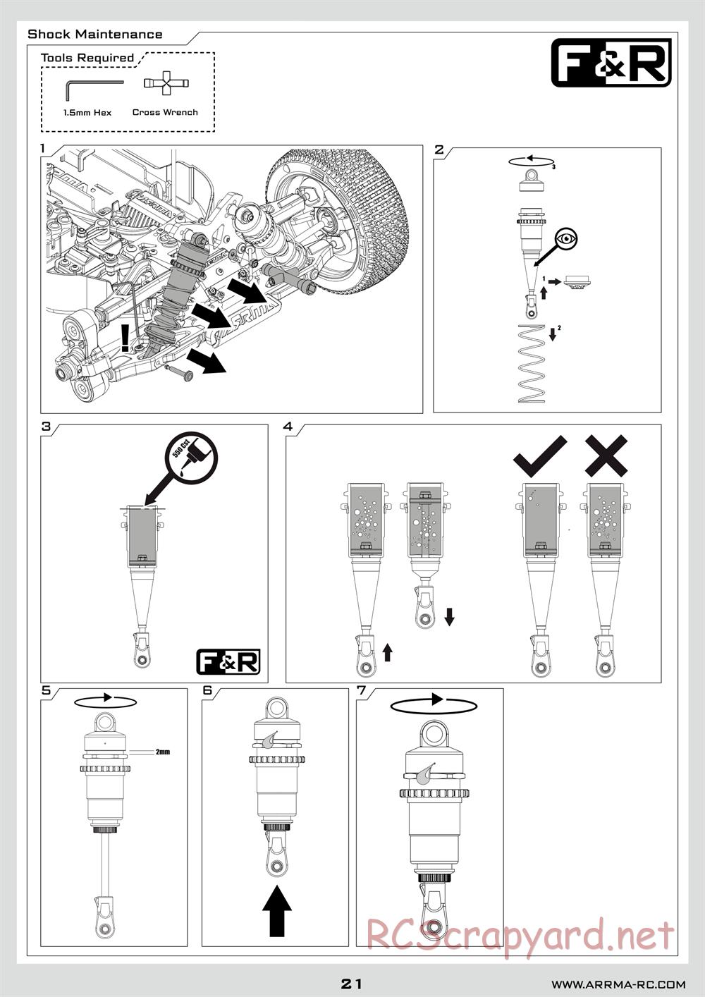 ARRMA - Senton 6S BLX (2014) - Manual - Page 21