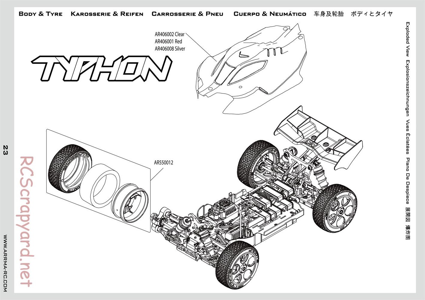 ARRMA - Senton 6S BLX (2014) - Manual - Page 23