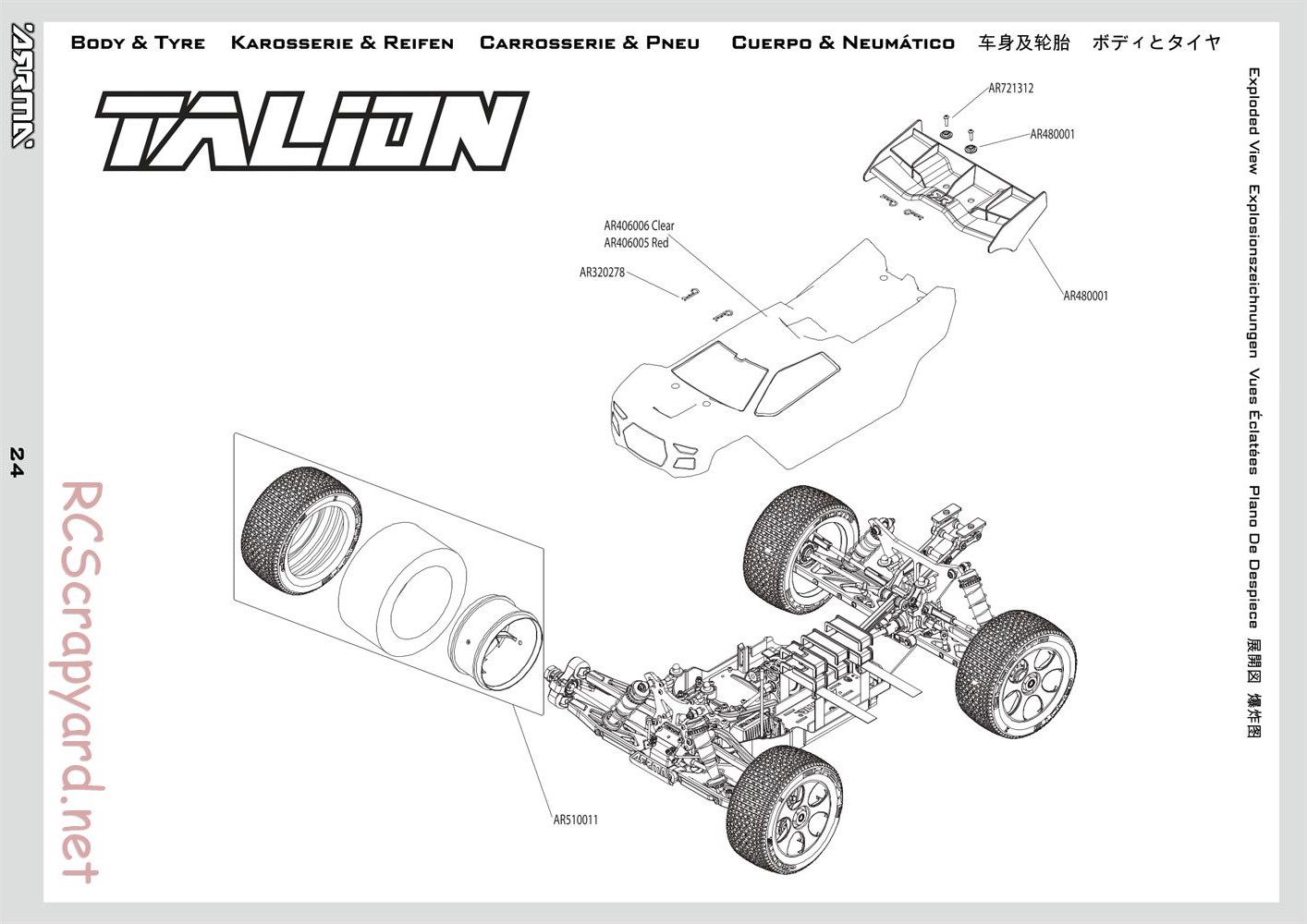 ARRMA - Senton 6S BLX (2014) - Manual - Page 24