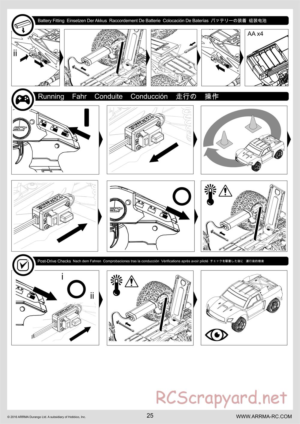 ARRMA - Granite BLX (2016) - Manual - Page 25