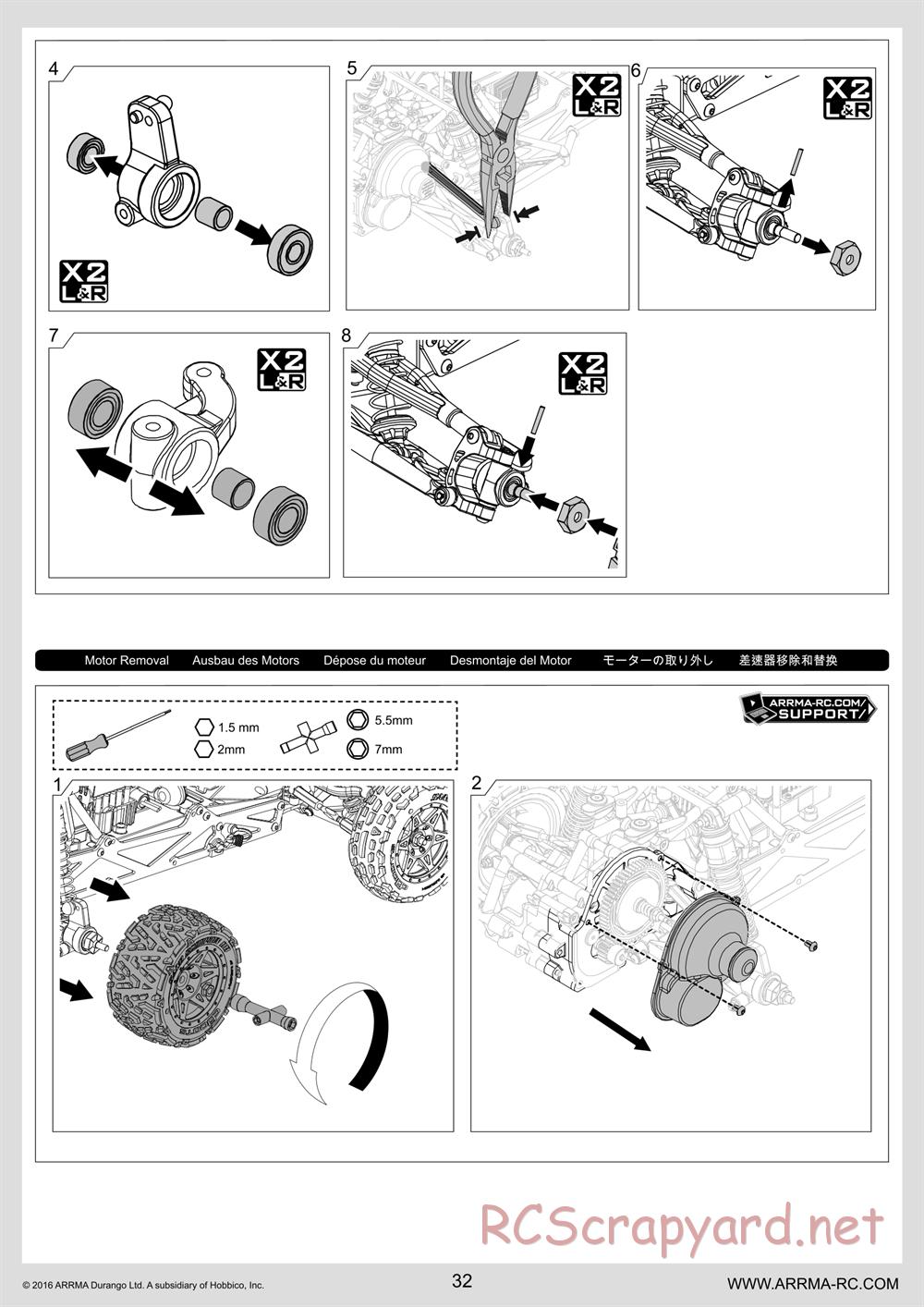 ARRMA - Raider BLX (2014) - Manual - Page 32