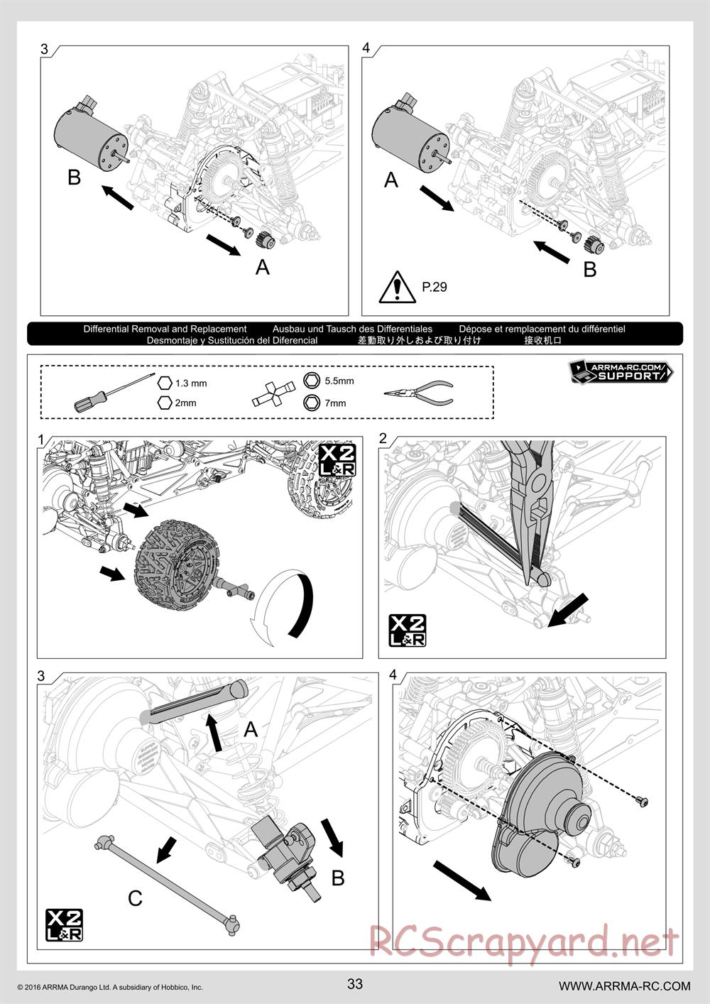 ARRMA - Granite BLX (2016) - Manual - Page 33