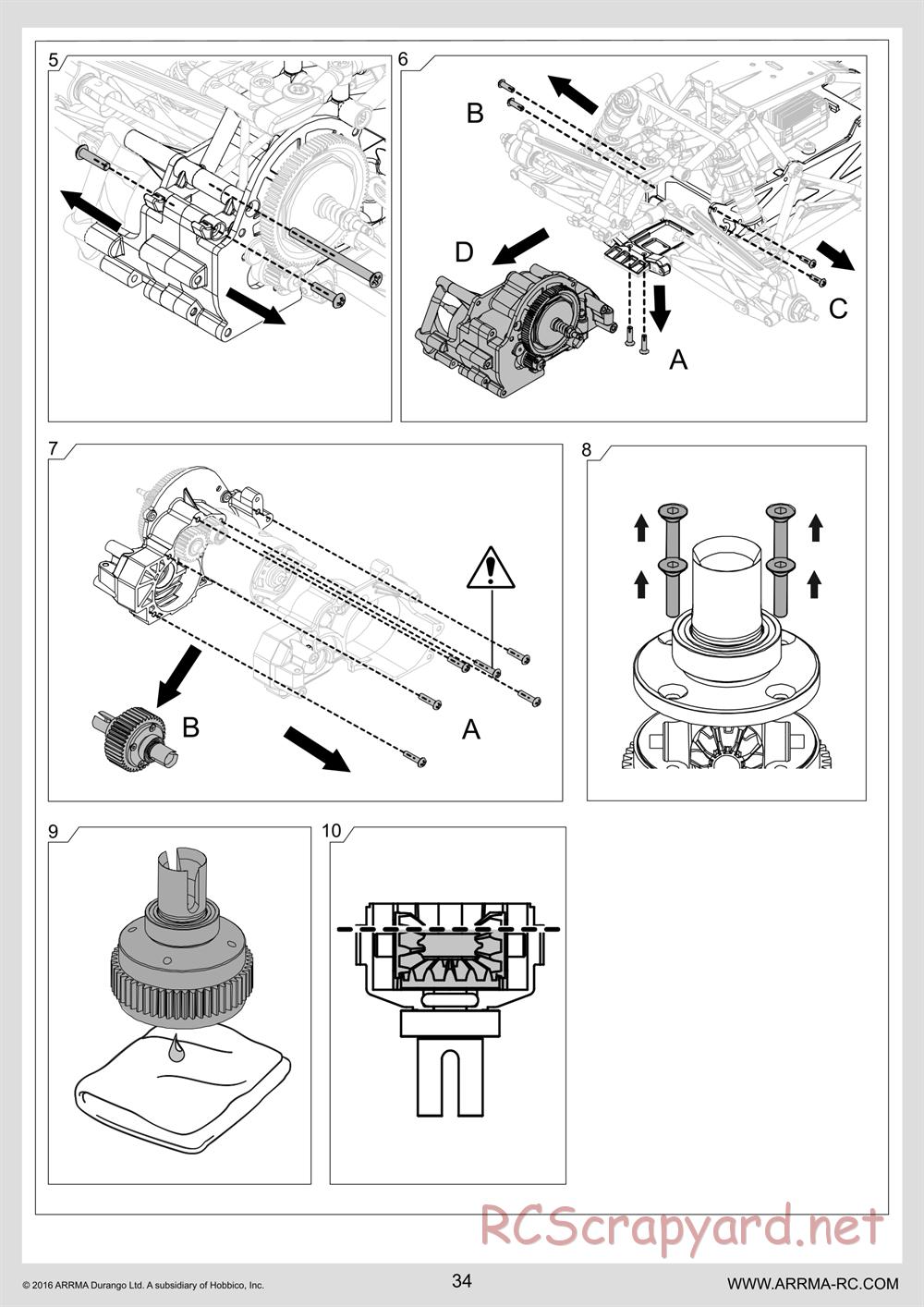 ARRMA - Granite BLX (2016) - Manual - Page 34